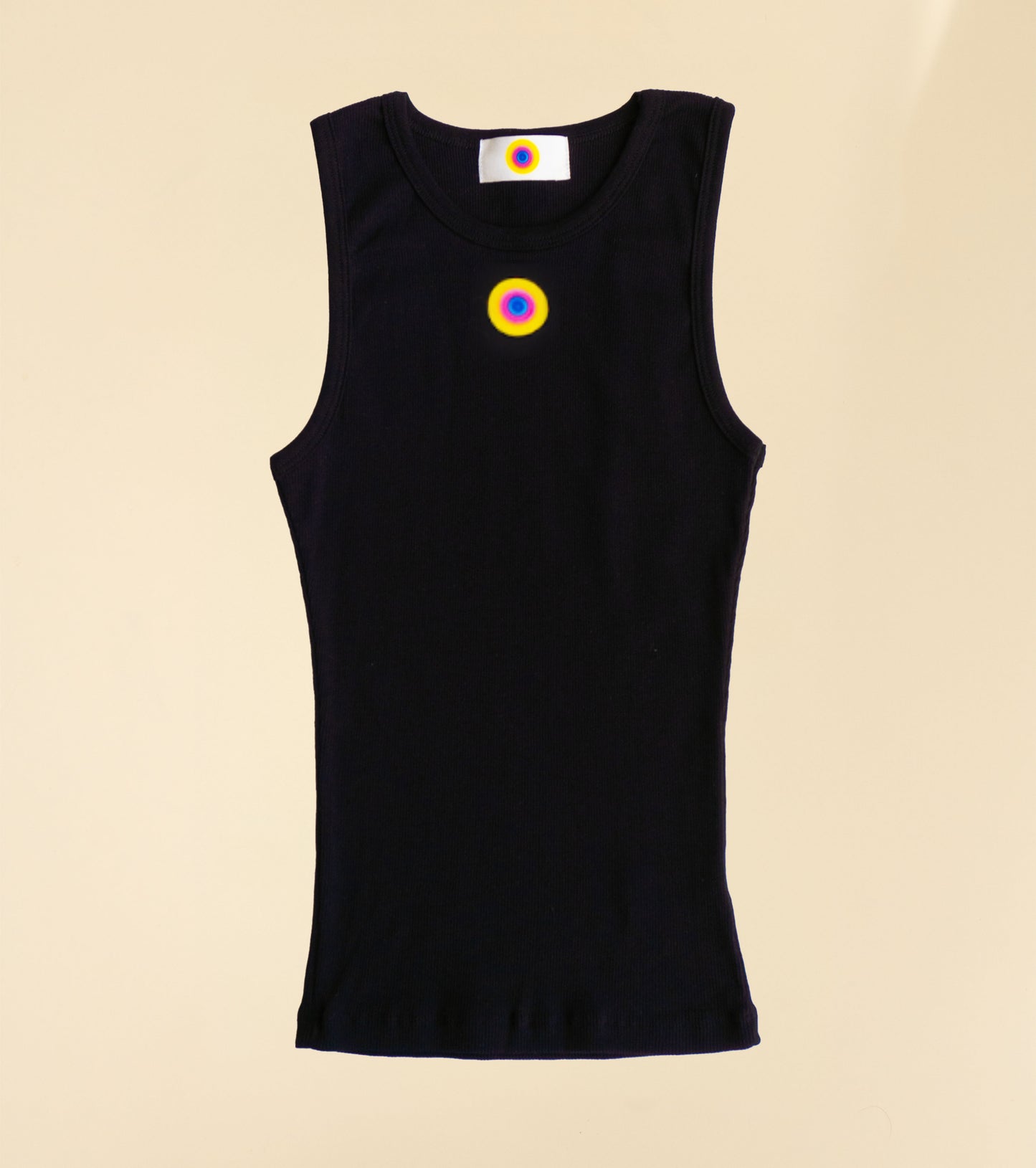 Black Tank Top - Yellow Symbol