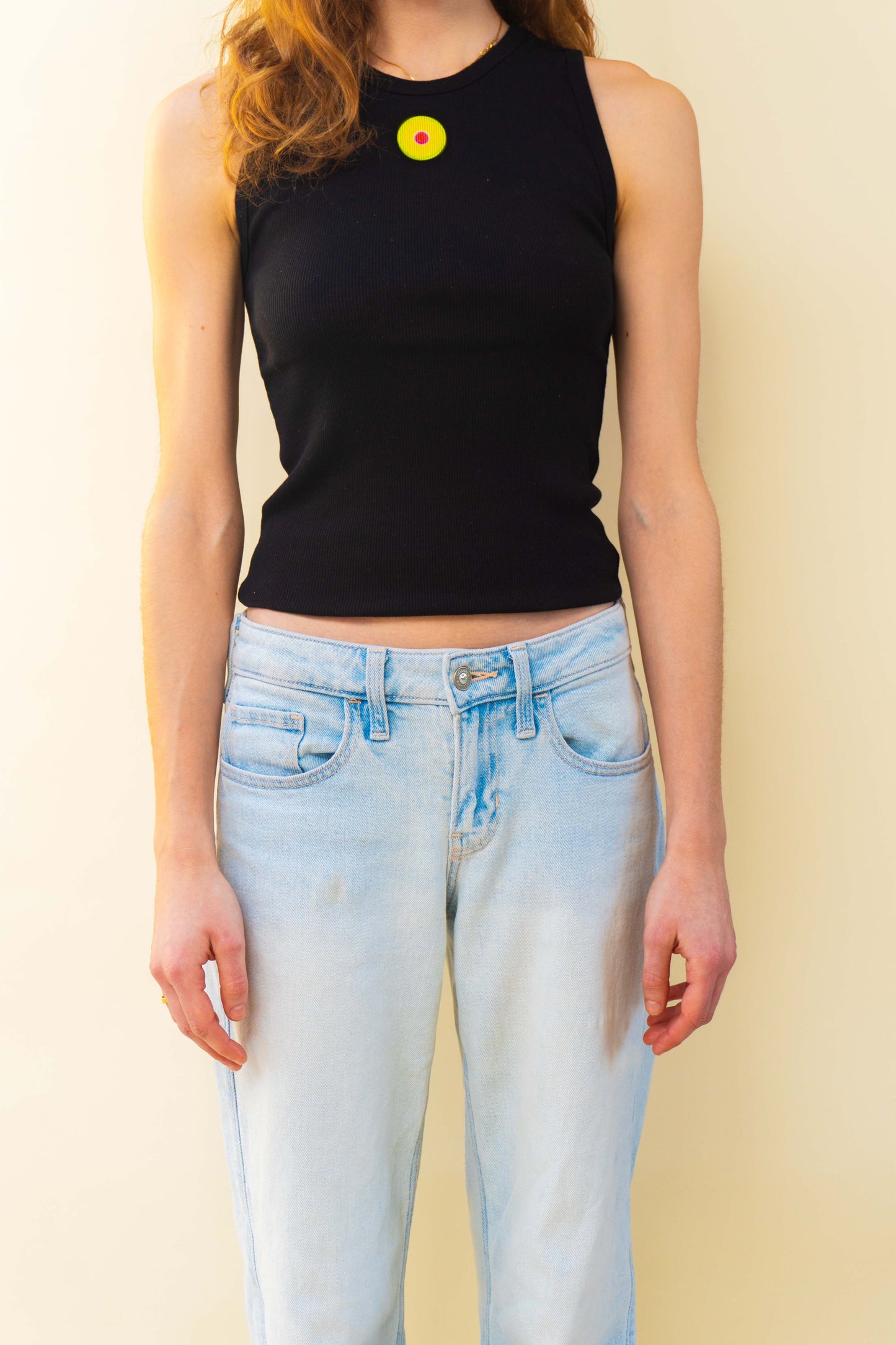 Black Tank Top - Green Symbol