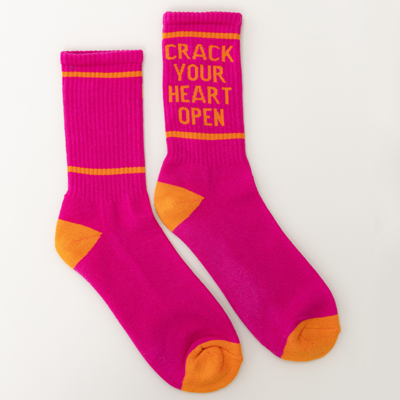 Crack Your Heart Open Socks